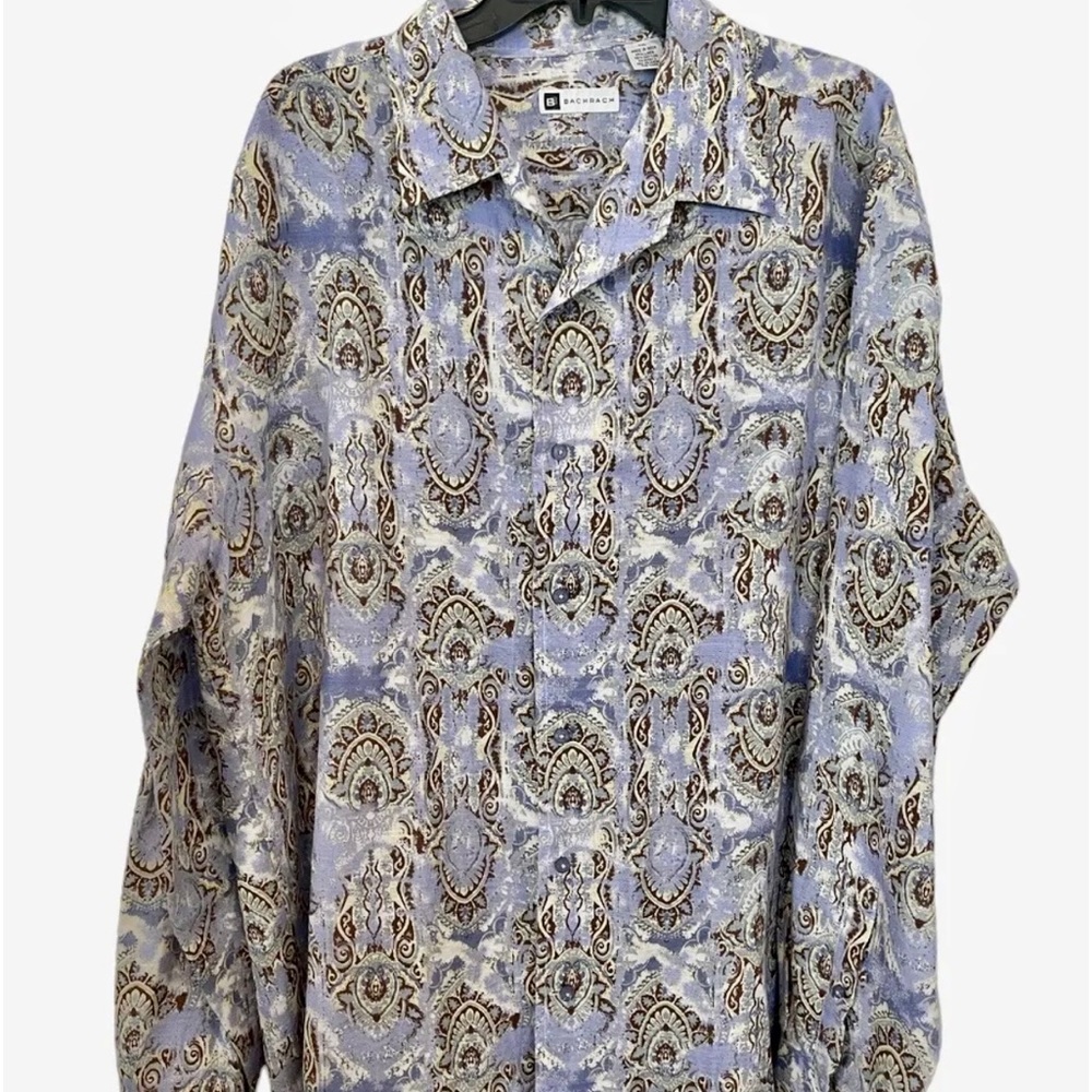 Bachrach Mens Shirt Size XXL Button Down
